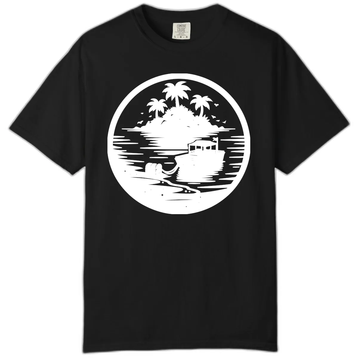 Treasure Island Boat Adventure Comfort Color in Black