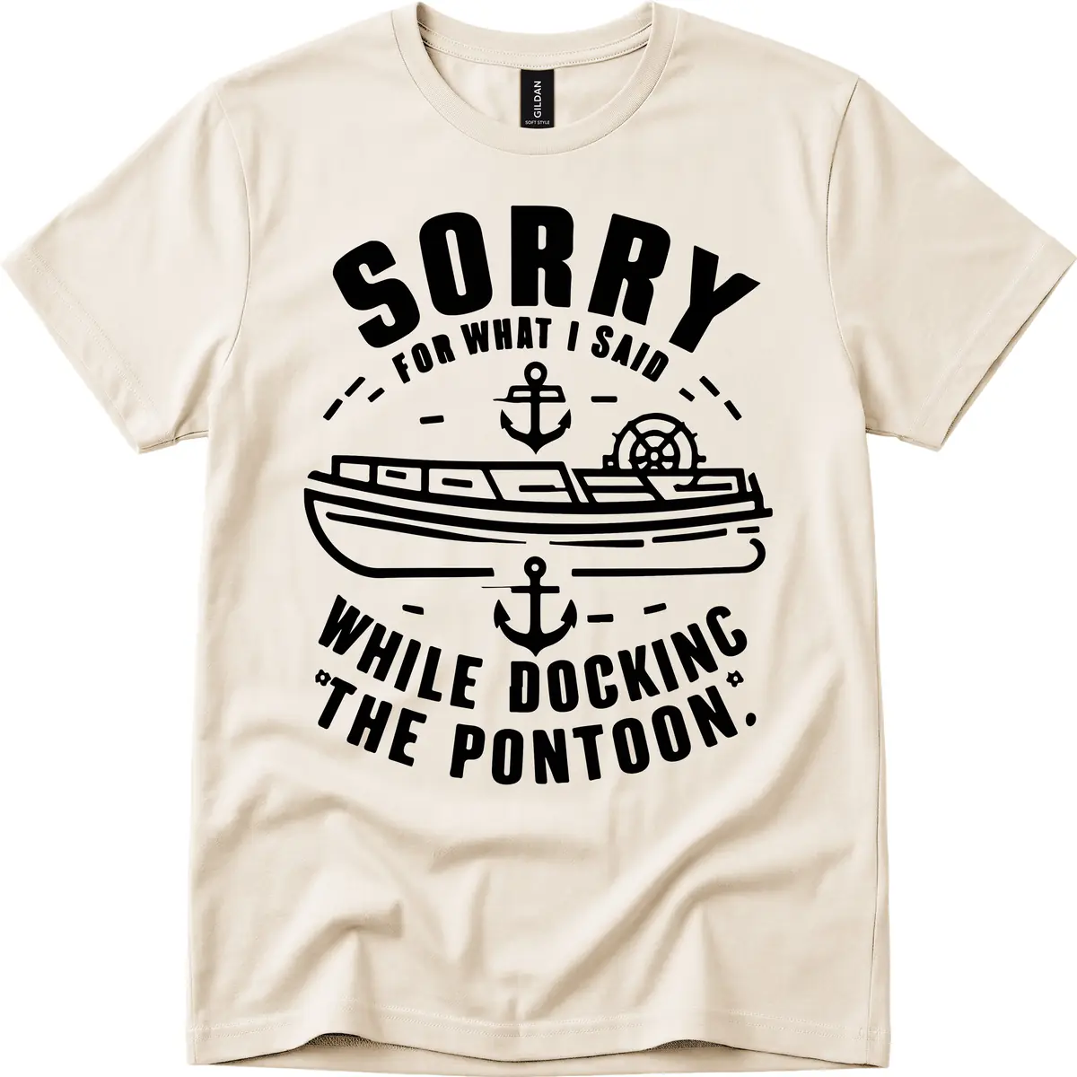 Sorry For What I Said While Docking T-Shirt in Natural