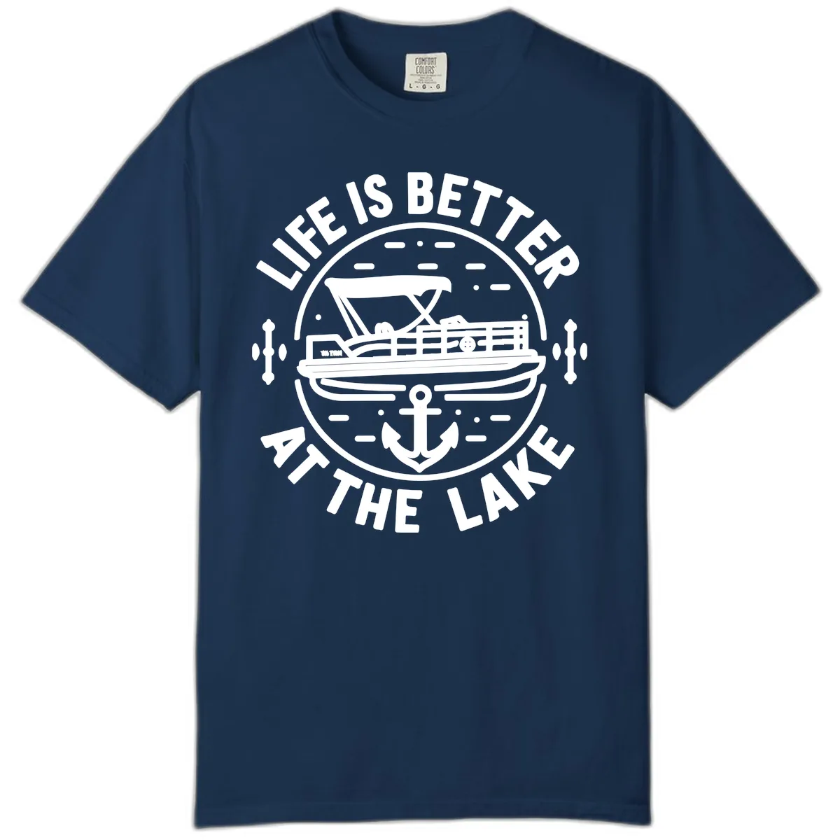 Life Is Better At The Lake Comfort Color in Navy