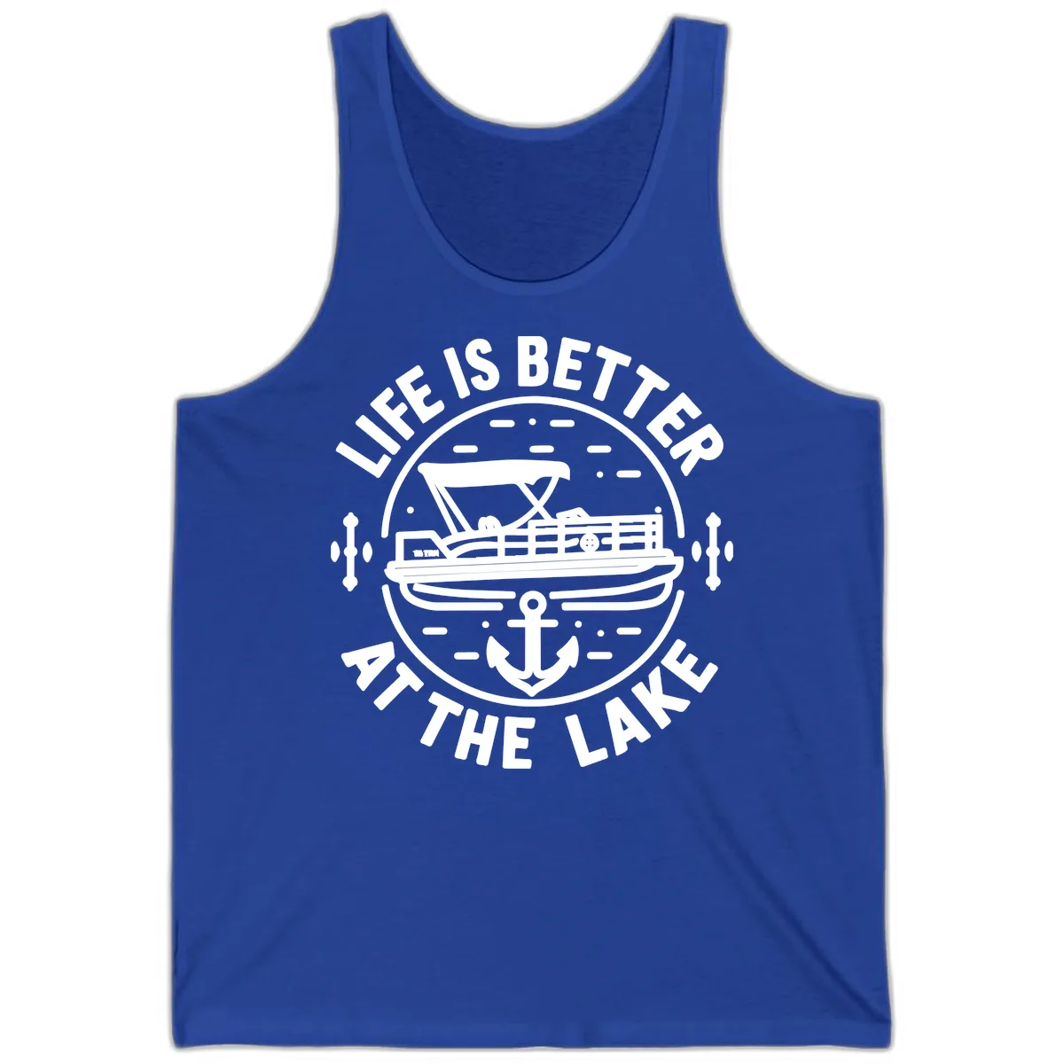 Life Is Better At The Lake Tank in True Royal