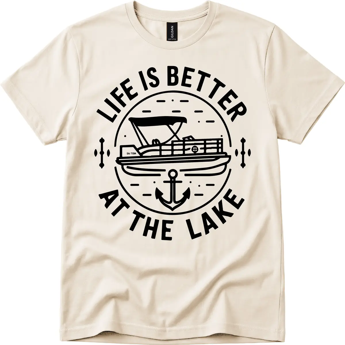 Life Is Better At The Lake T-Shirt in Natural