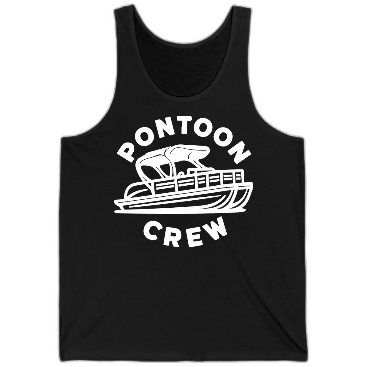 Pontoon Crew Boat Life Design Tank in Black