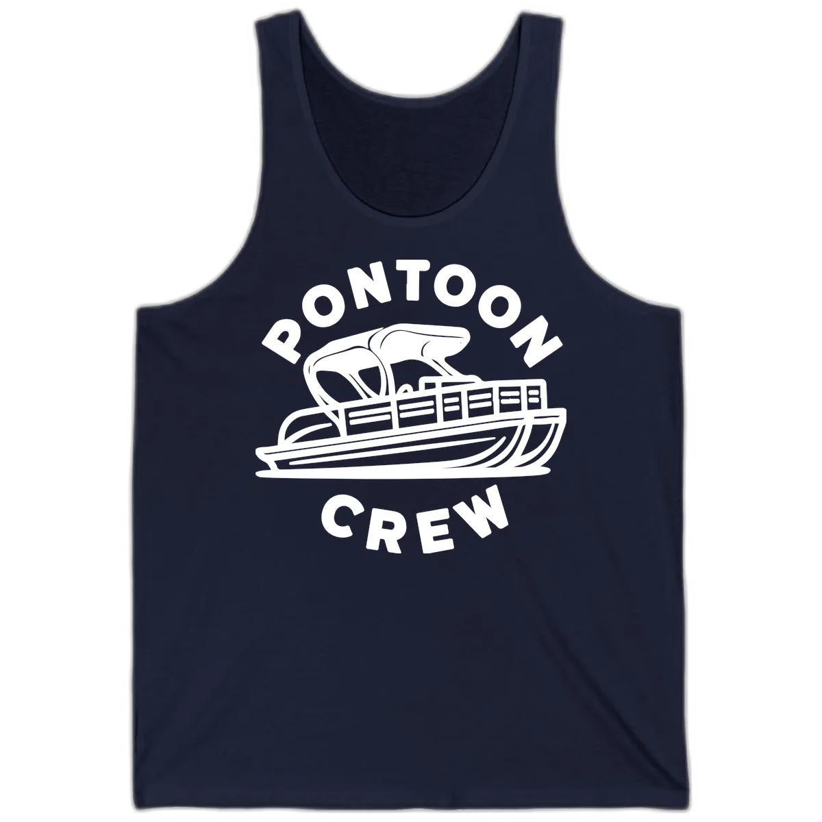 Pontoon Crew Boat Life Design Tank in Navy