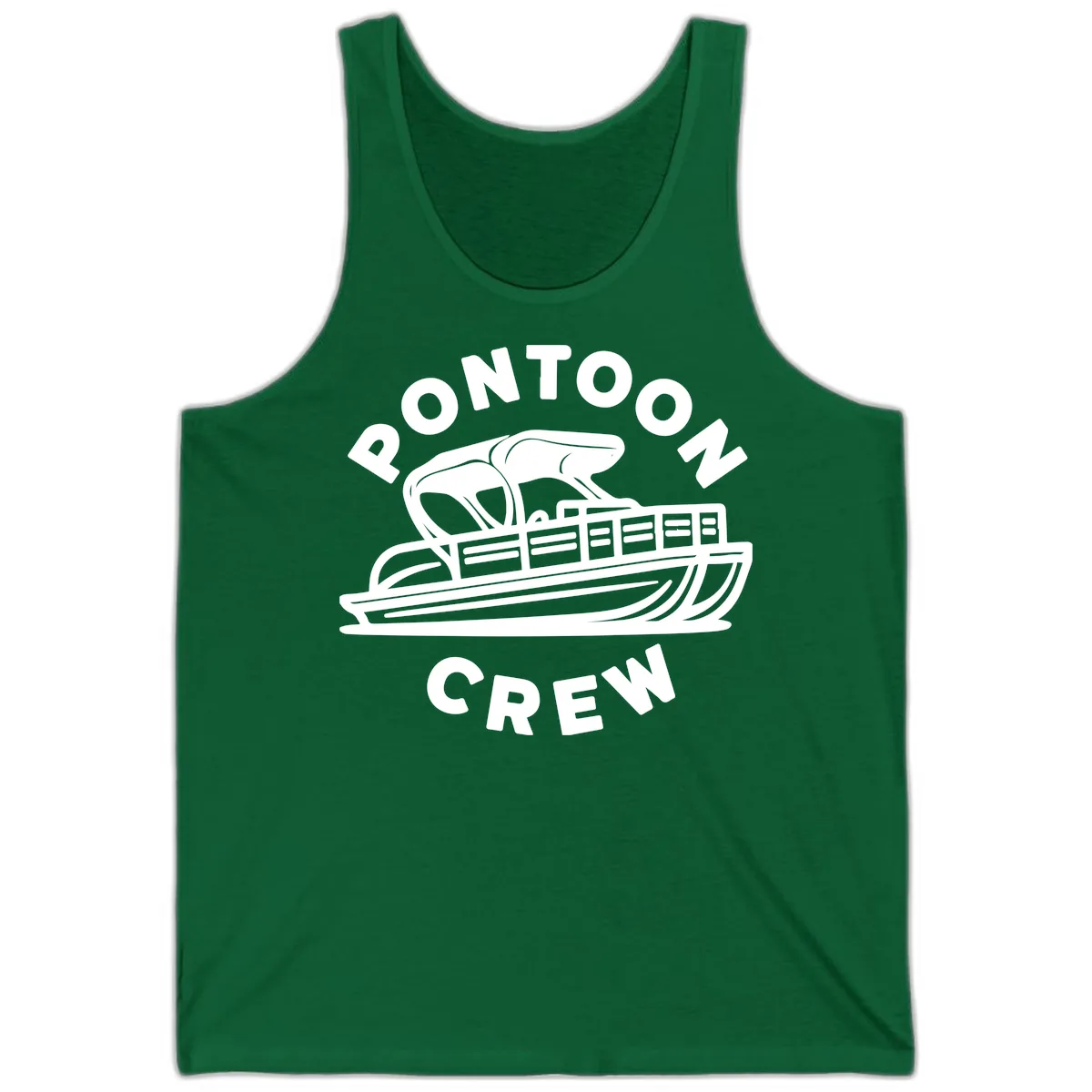 Pontoon Crew Boat Life Design Tank in Kelly