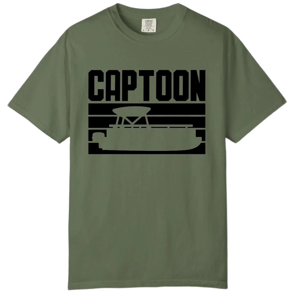 Pontoon Boat Captain Design Comfort Color in Sage
