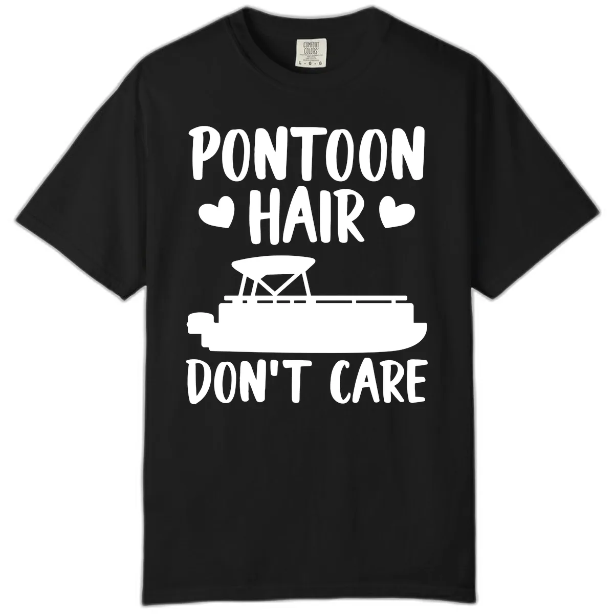 Pontoon Hair Don't Care Comfort Color in Black