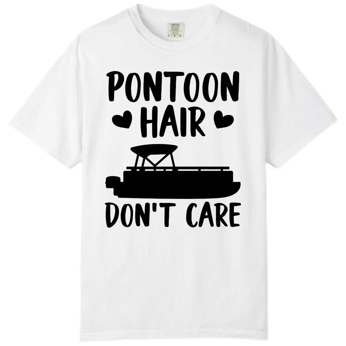 Pontoon Hair Don't Care Comfort Color in White