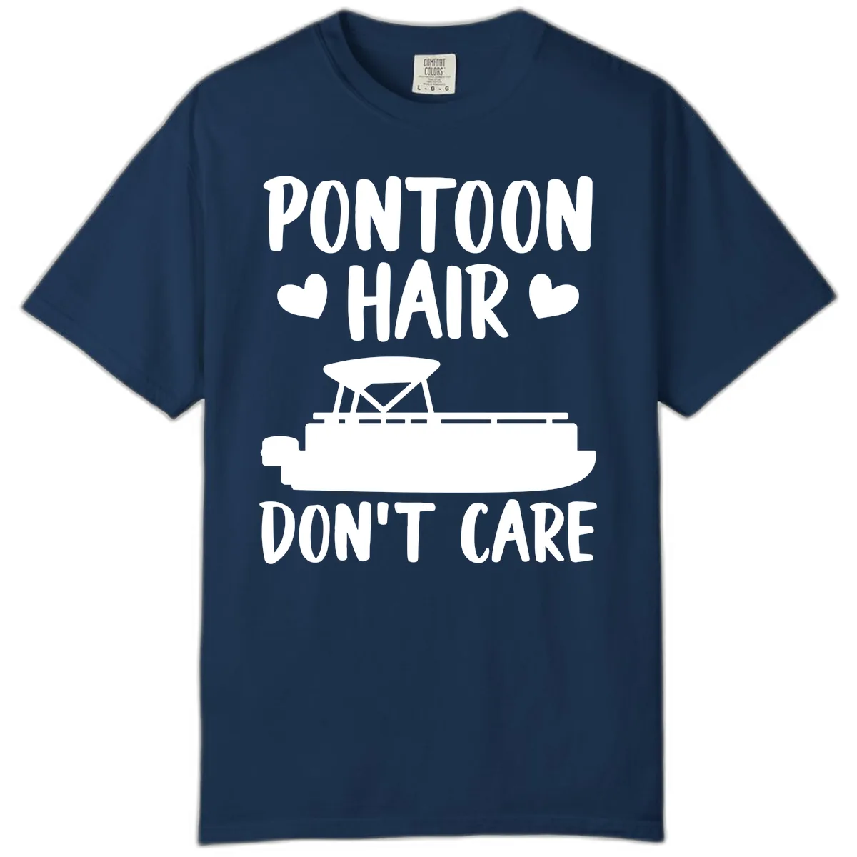 Pontoon Hair Don't Care Comfort Color in Navy