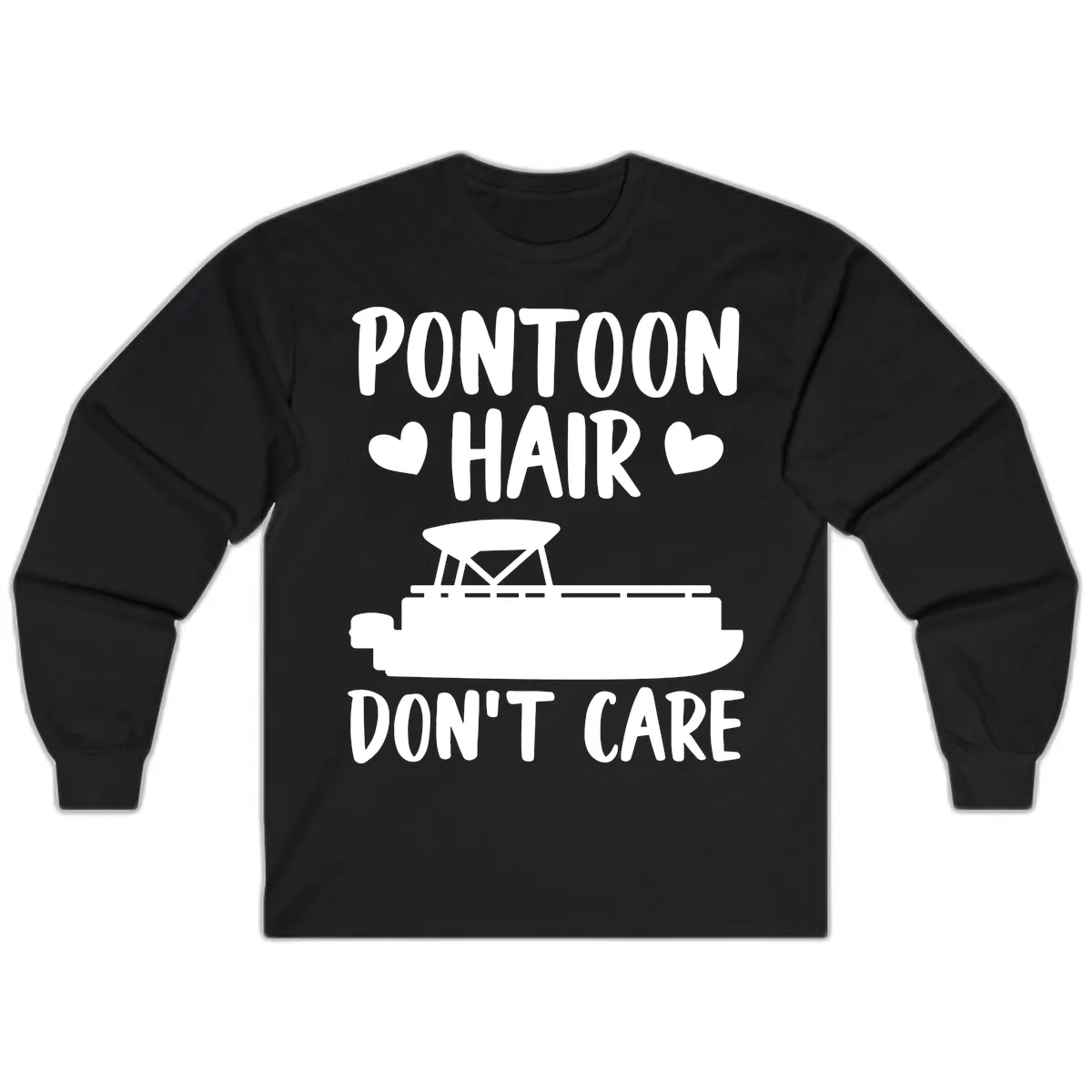 Pontoon Hair Don't Care Long Sleeve in Black