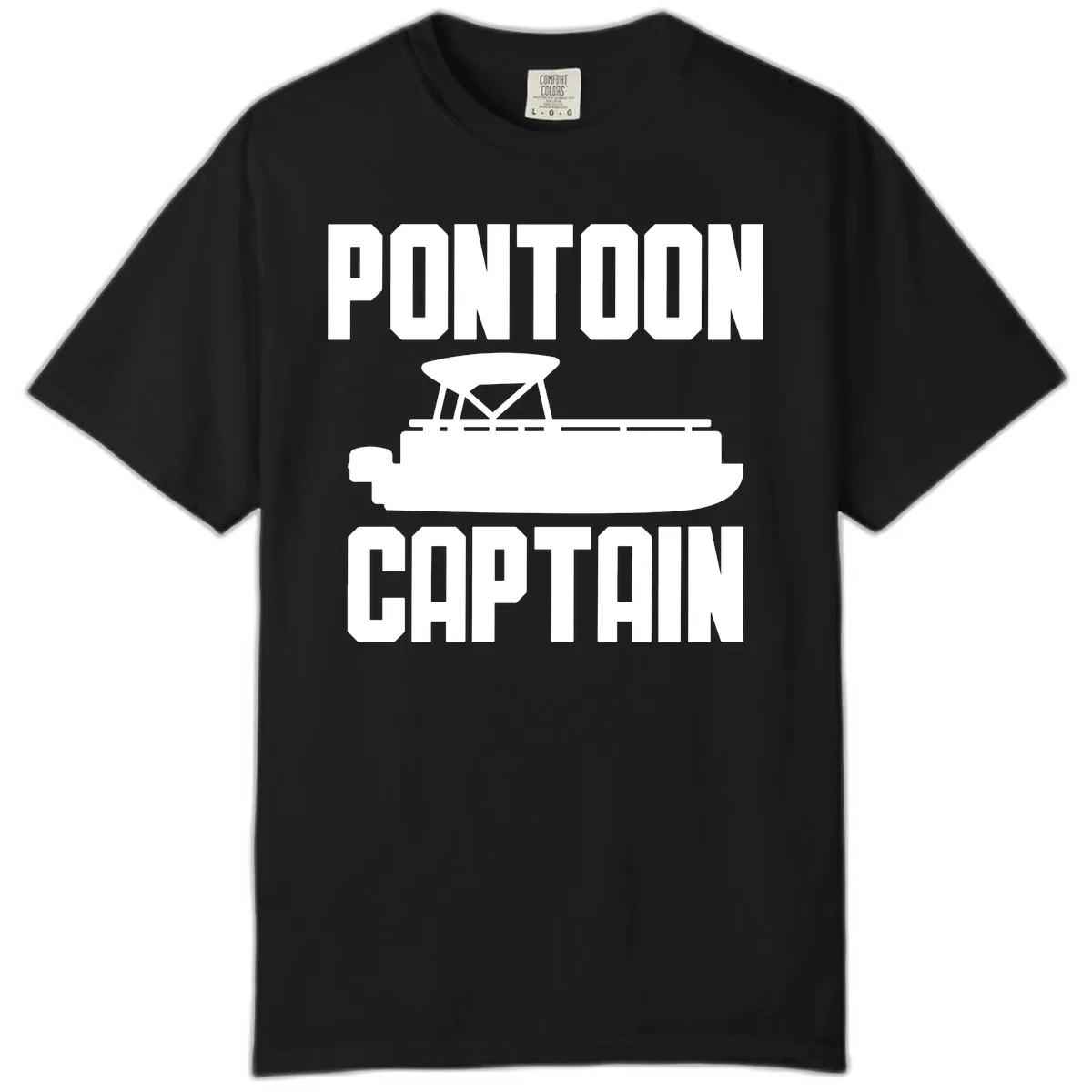 Pontoon Captain Lifestyle Design Comfort Color in Black