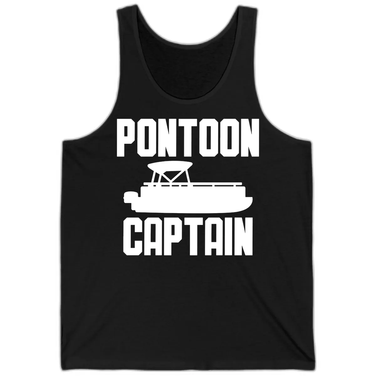 Pontoon Captain Lifestyle Design Tank in Black