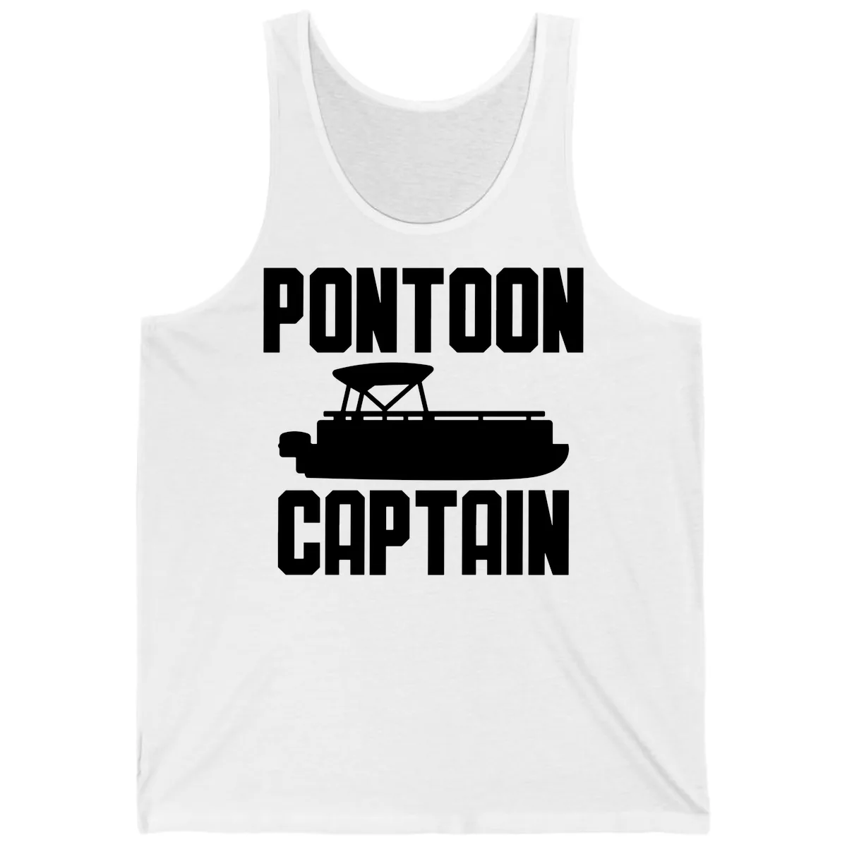 Pontoon Captain Lifestyle Design Tank in White