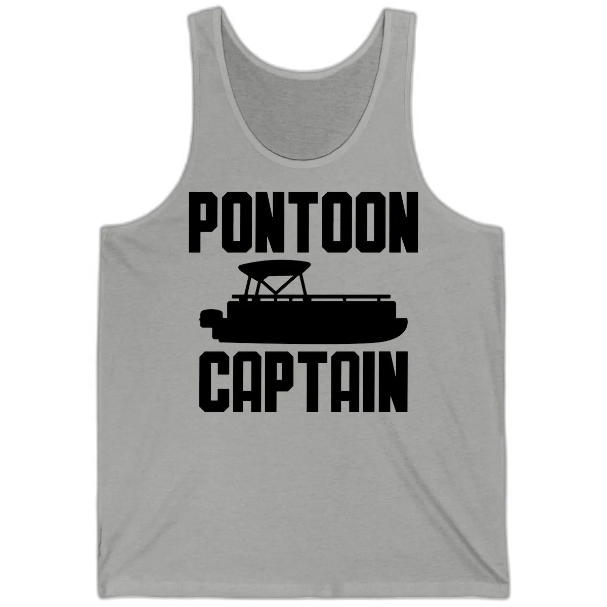 Pontoon Captain Lifestyle Design Tank in Athletic Heather