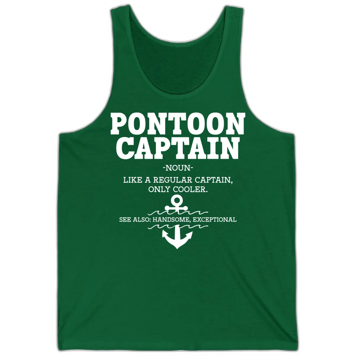 Pontoon Captain Noun Definition Tank in Kelly