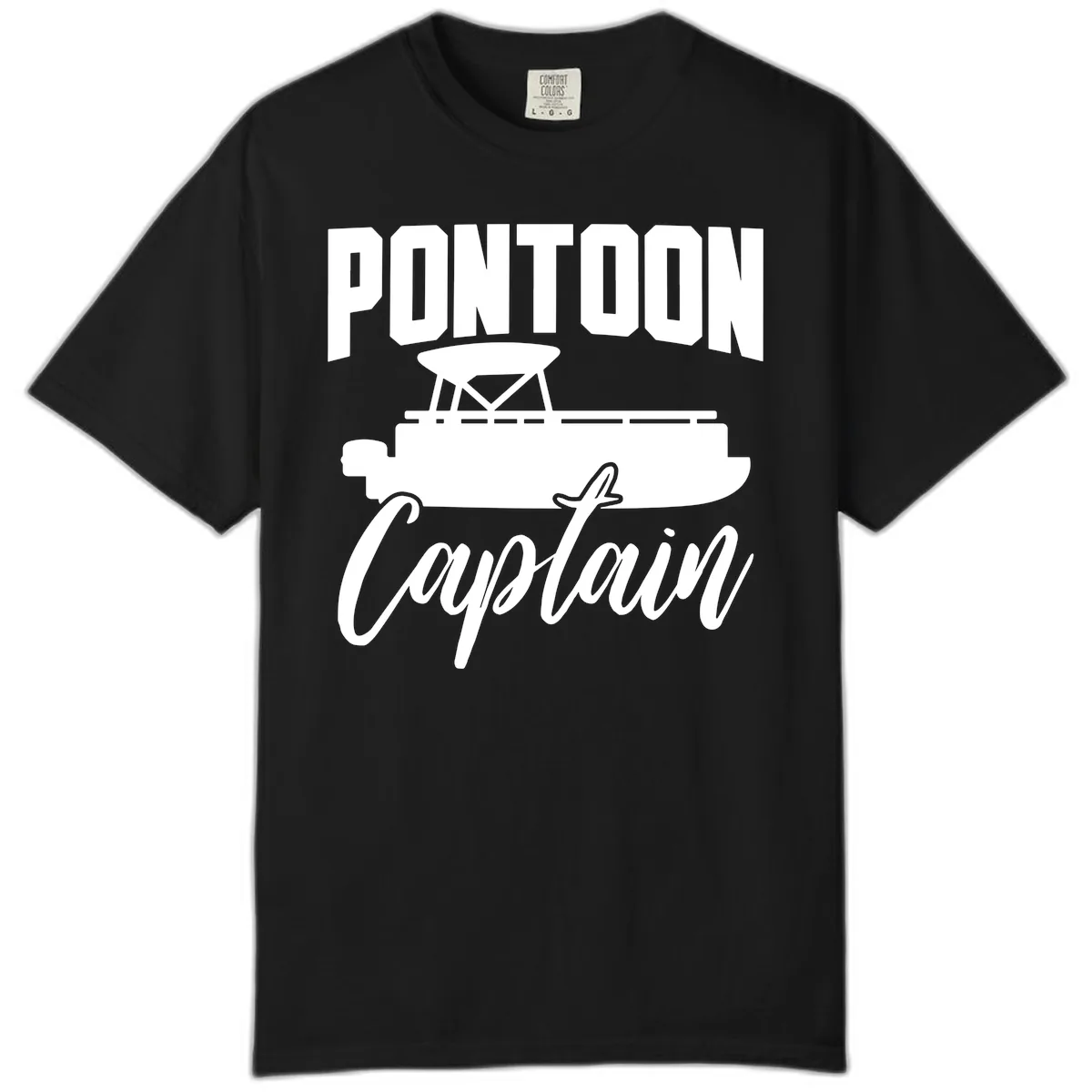 Pontoon Captain Boat Life Comfort Color in Black