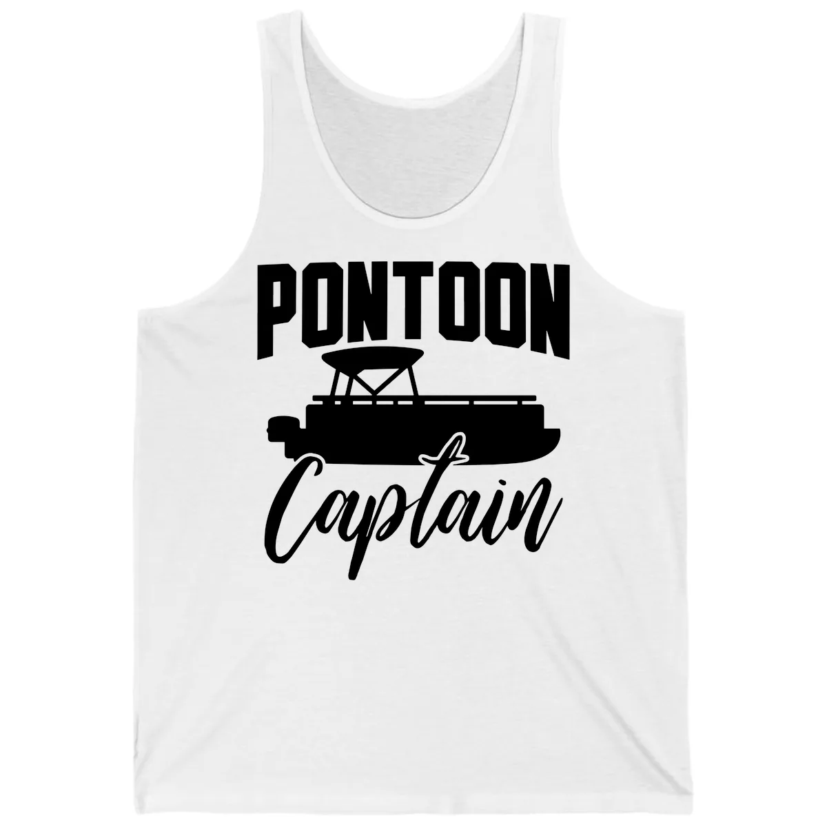 Pontoon Captain Boat Life Tank in White