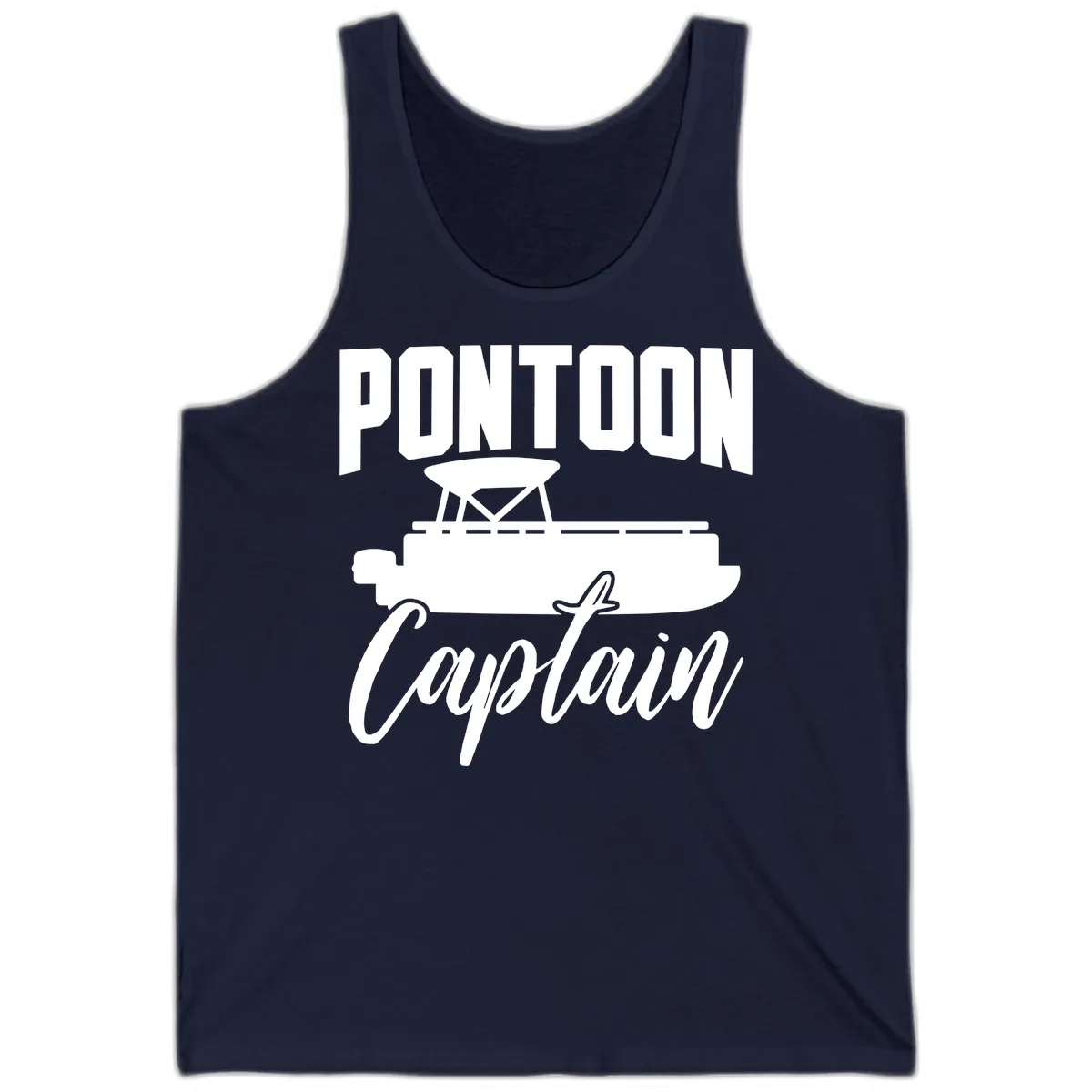 Pontoon Captain Boat Life Tank in Navy