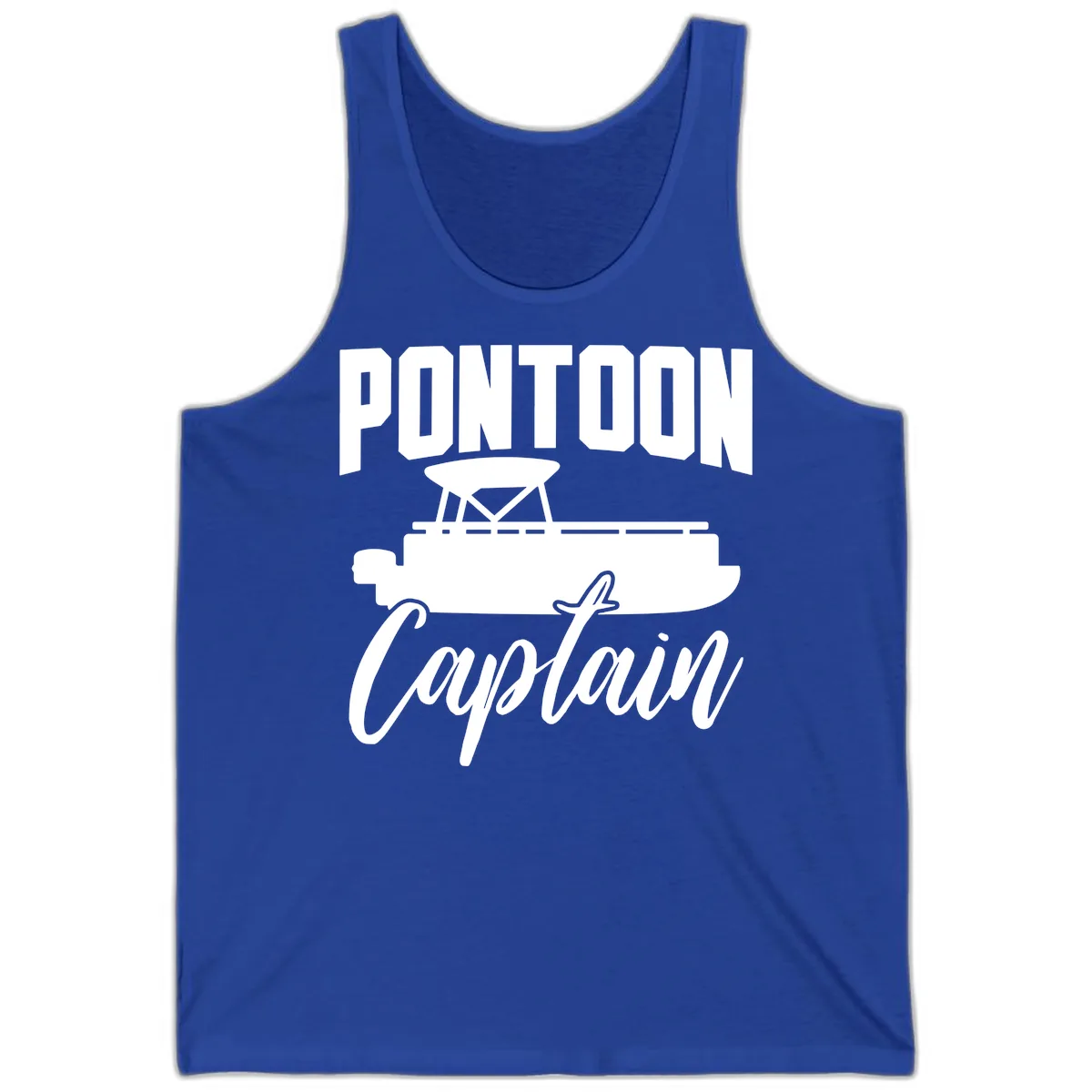 Pontoon Captain Boat Life Tank in True Royal