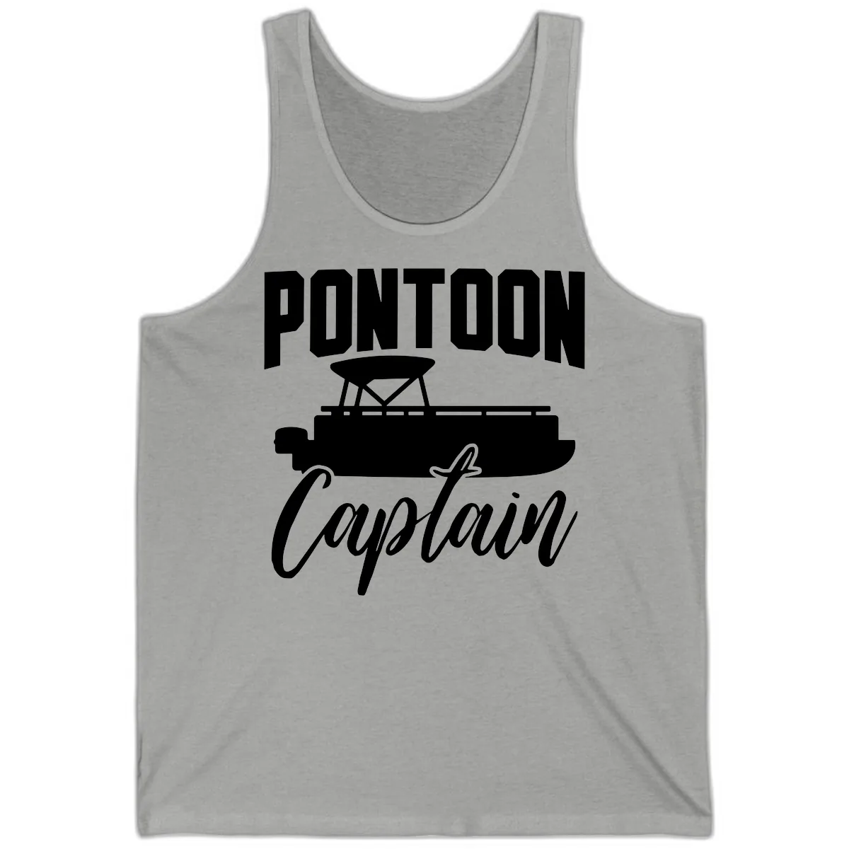 Pontoon Captain Boat Life Tank in Athletic Heather