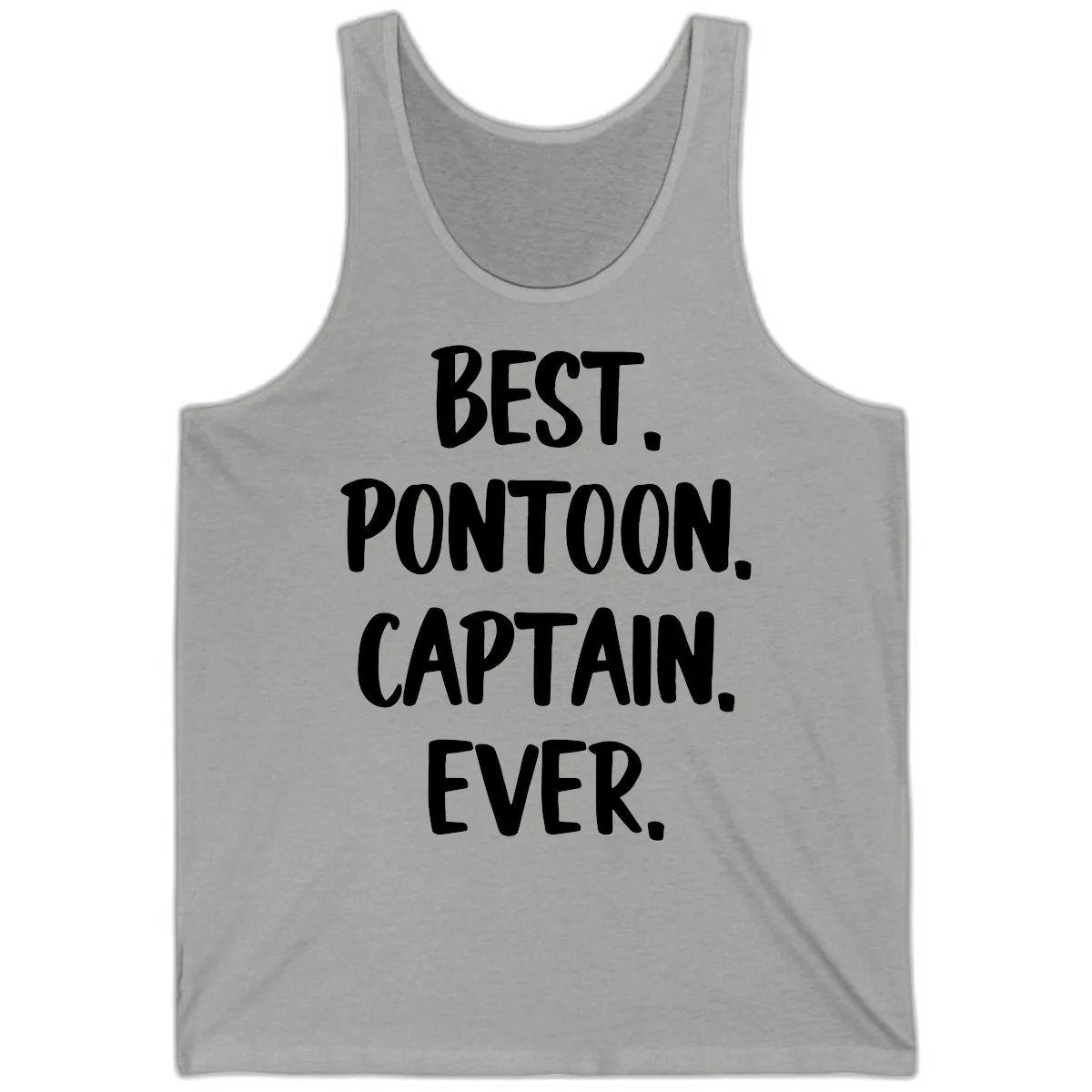 Best Pontoon Captain Ever Tank in Athletic Heather