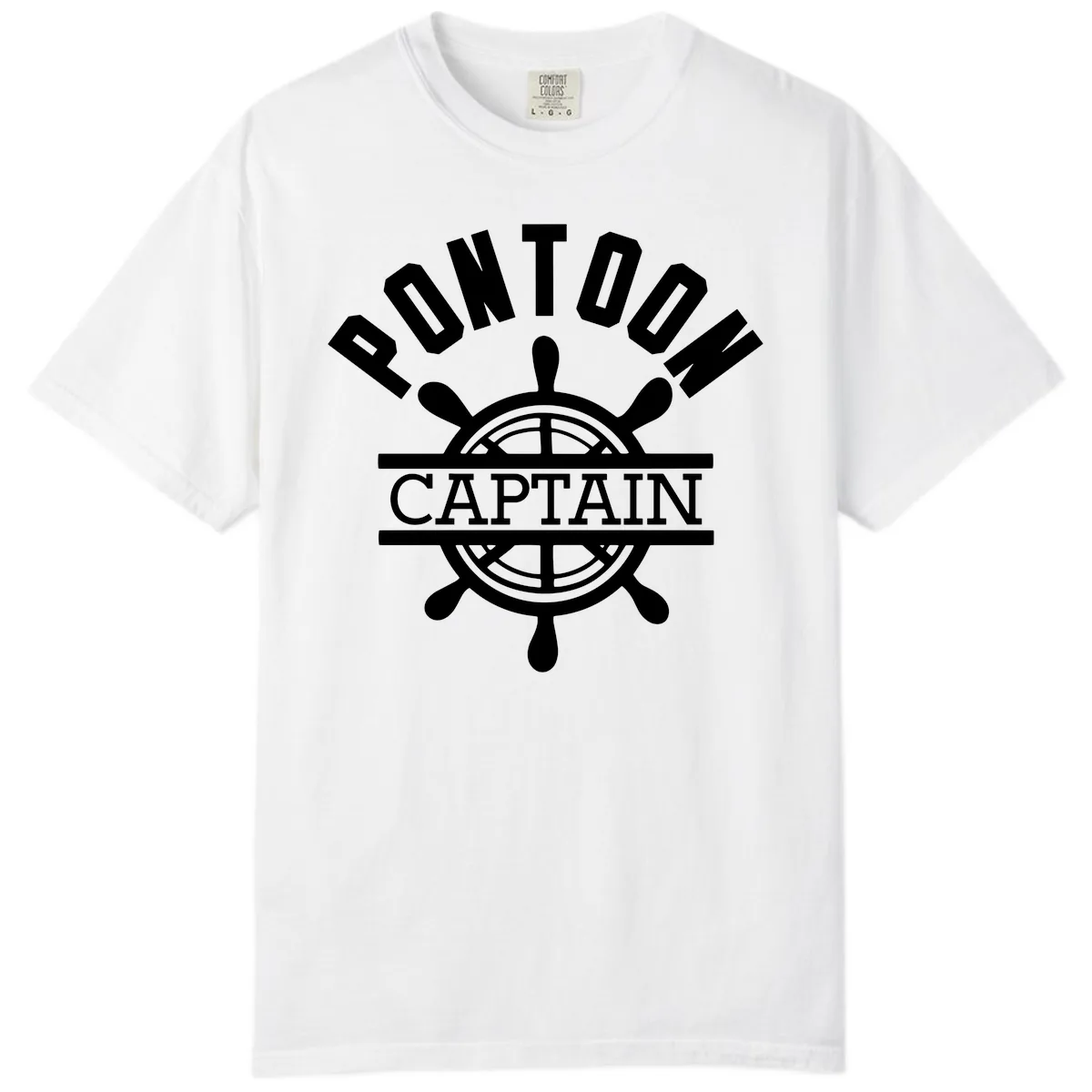 Pontoon Captain Steering Wheel Design Comfort Color in White