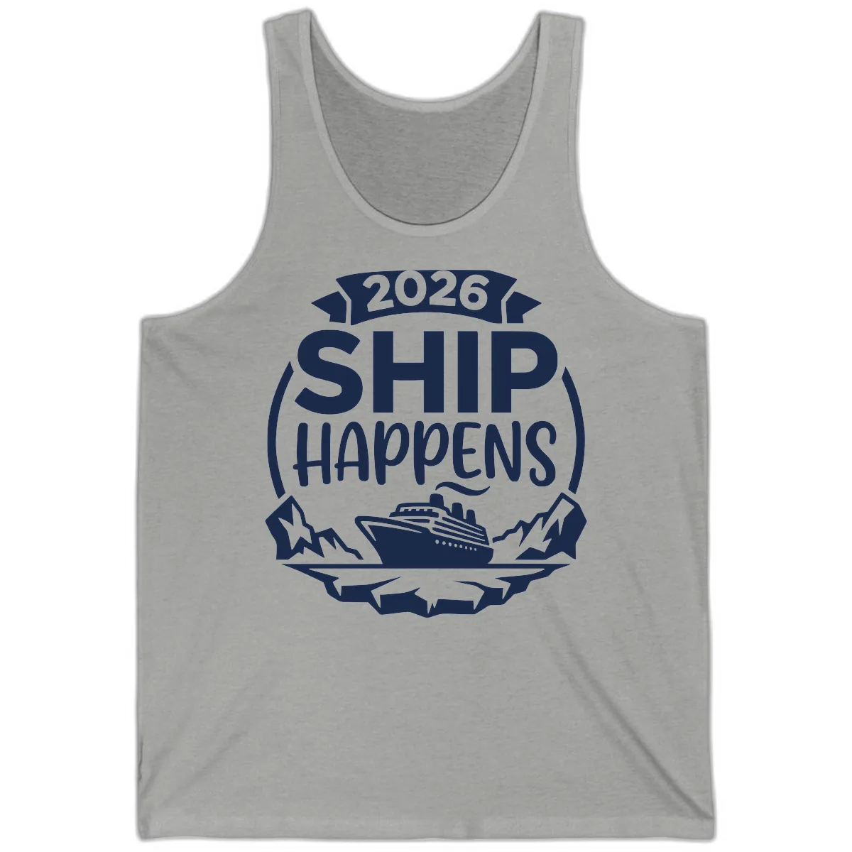 Ship Happens 2026 Tank in Athletic Heather