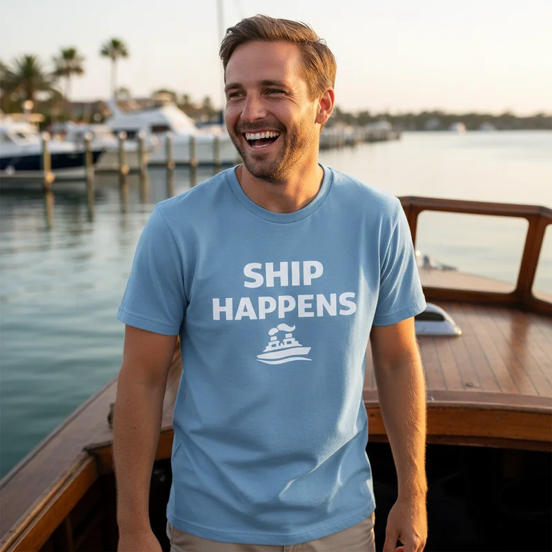 Why August Is the Best Month to Own a Boat (Fight Me) - Ship Happens Shirt