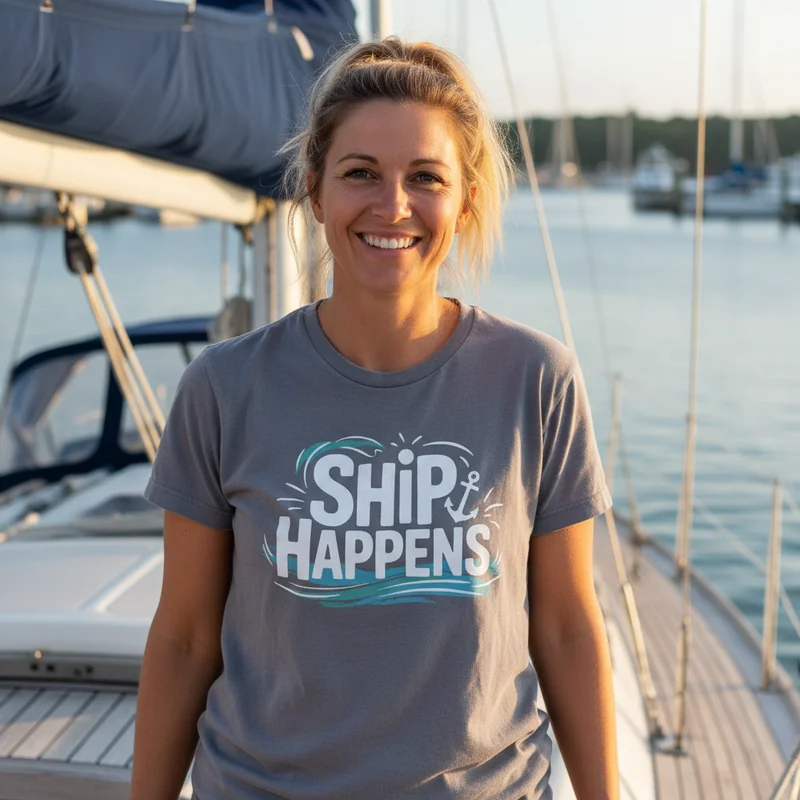 The Best Comfort Colors Tees for Boat Owners (And Why That Blank Matters) - Ship Happens Shirt