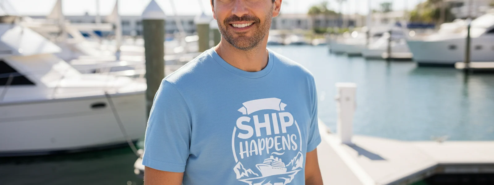 Why "I'll Be On The Boat" Is the Best Out-of-Office Reply - Ship Happens Shirt
