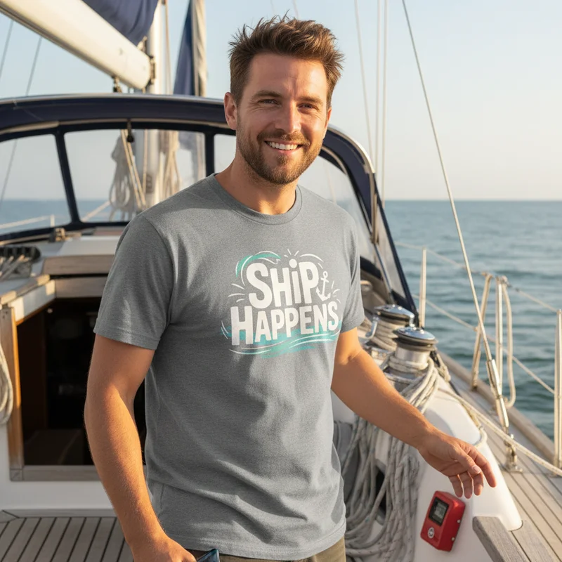 The Bilge-Pump-Alarm Ranking System (How Boat Owners Measure a Day) - Ship Happens Shirt