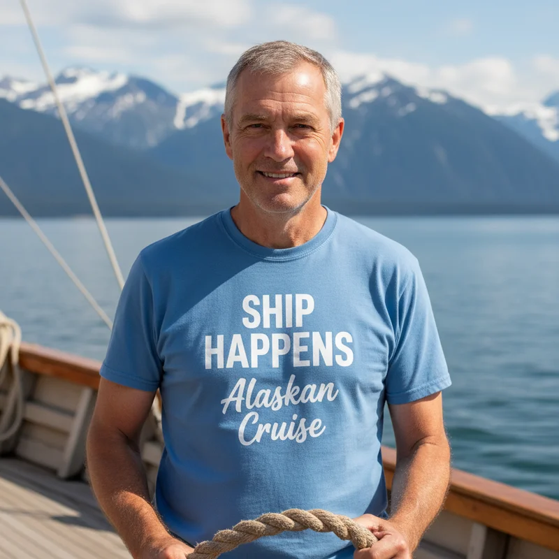 Captain Dad: 22 One-Liners You'll Hear From the Helm - Ship Happens Shirt