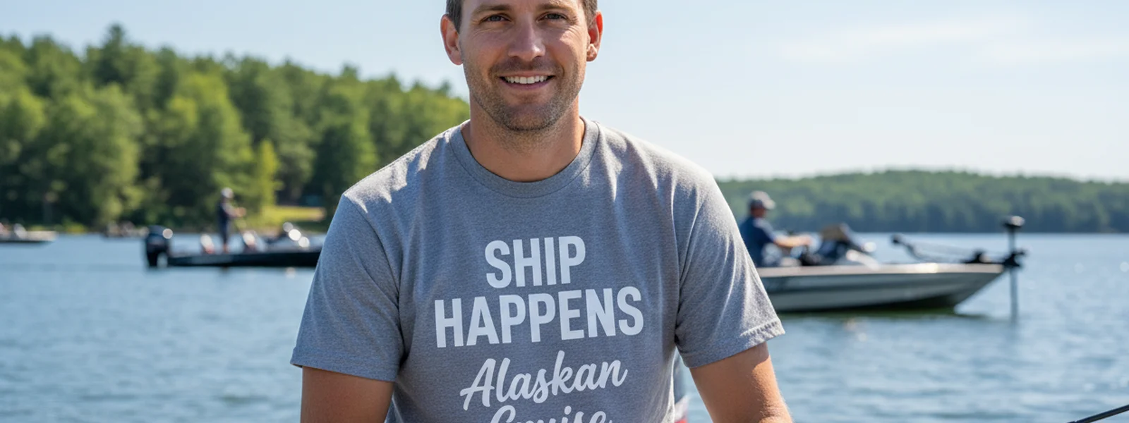 Funny Bass Boat Names for the Tournament Crowd - Ship Happens Shirt