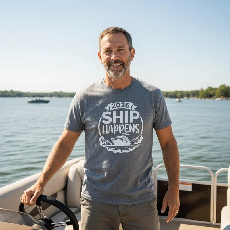 Pontoon Captain Confessions: 14 Things We Don't Tell the Sailboat Crowd - Ship Happens Shirt