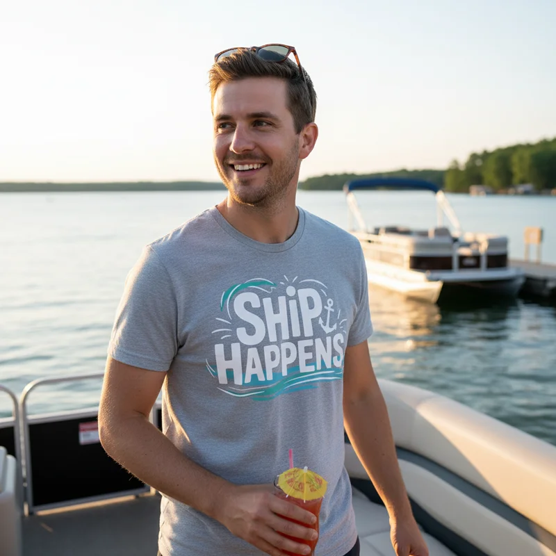 A Pontoon Renter's Guide to Not Looking Like a Pontoon Renter - Ship Happens Shirt