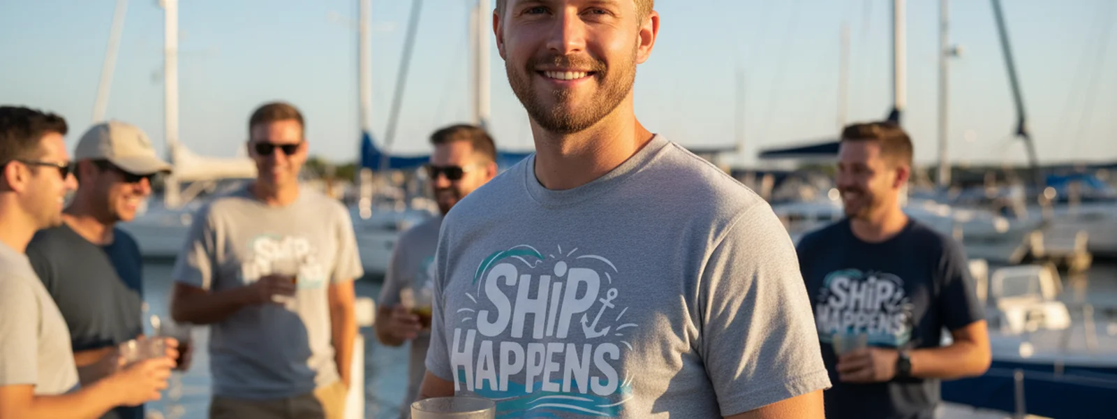 A Sailing Race Crew's Guide to Drinking Responsibly After the Race - Ship Happens Shirt