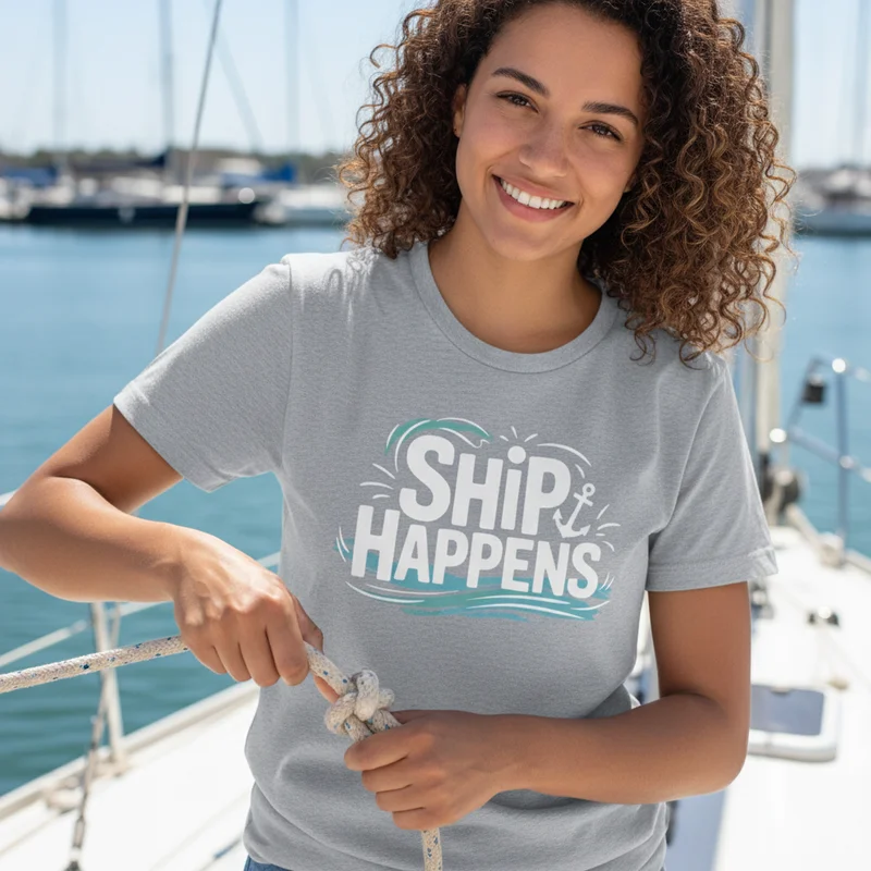 Sailing Knot Tutorial Without the Boring Part - Ship Happens Shirt