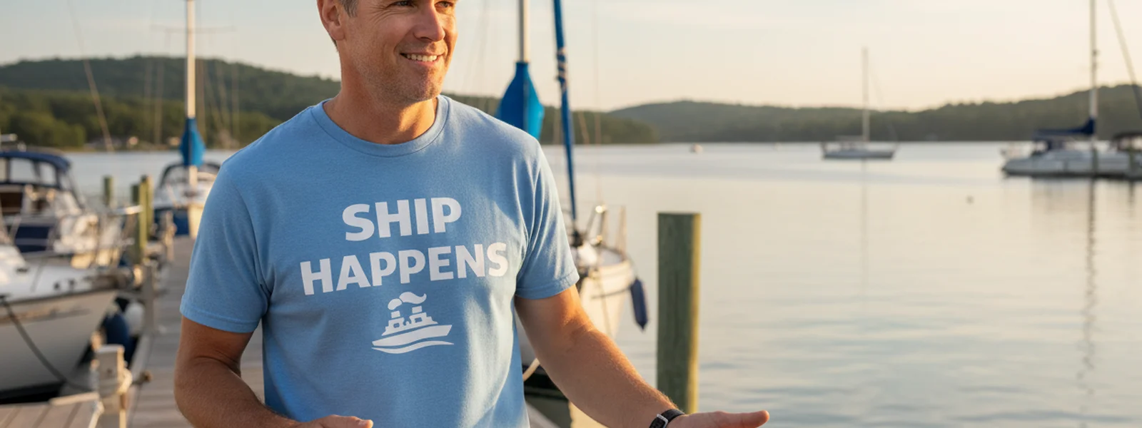 Why Every Boat Owner Should Own a "Sorry For What I Said While Docking" Shirt - Ship Happens Shirt