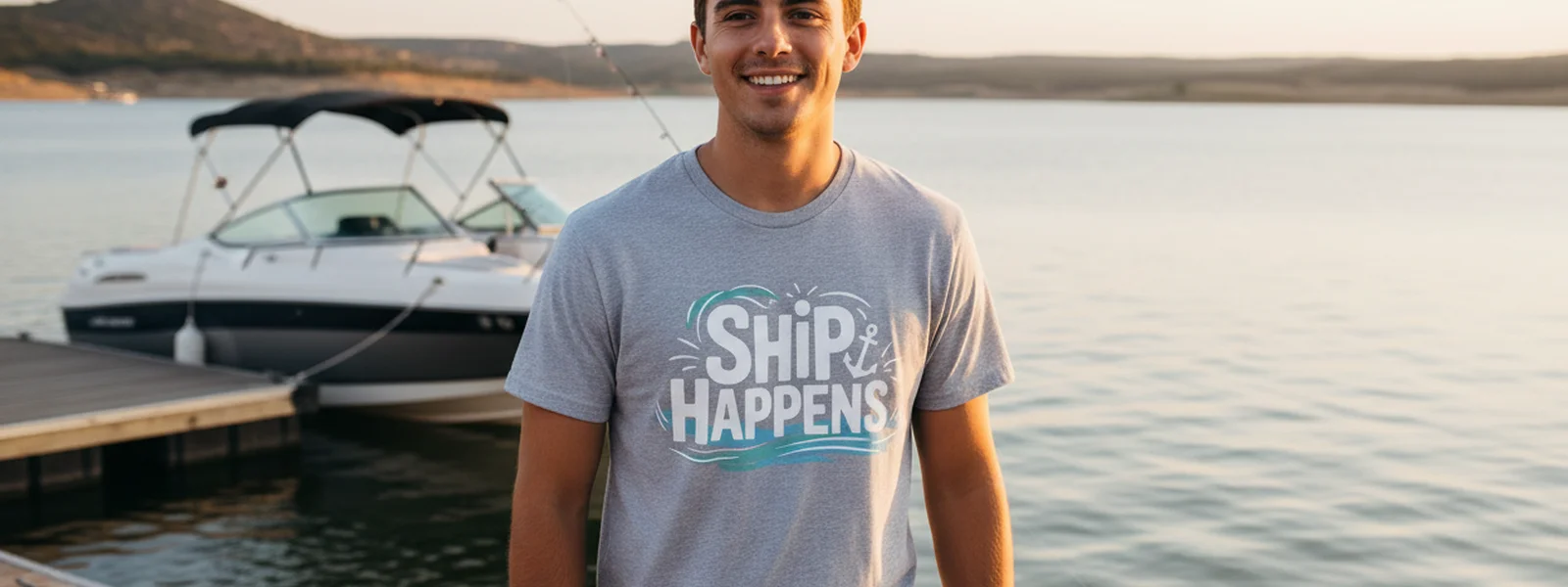 The Texas Reservoir Boater's Field Guide - Ship Happens Shirt