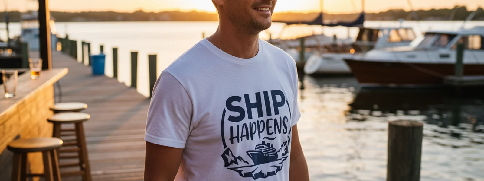 The Unspoken Rules of the Dock Bar (And How to Break Them Politely) - Ship Happens Shirt