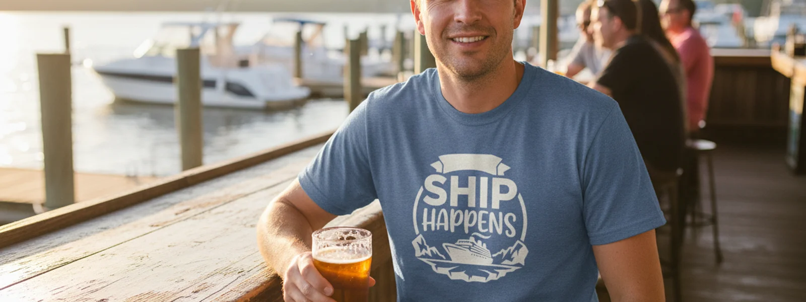Why Dock Bars Are the Last Real American Bar - Ship Happens Shirt