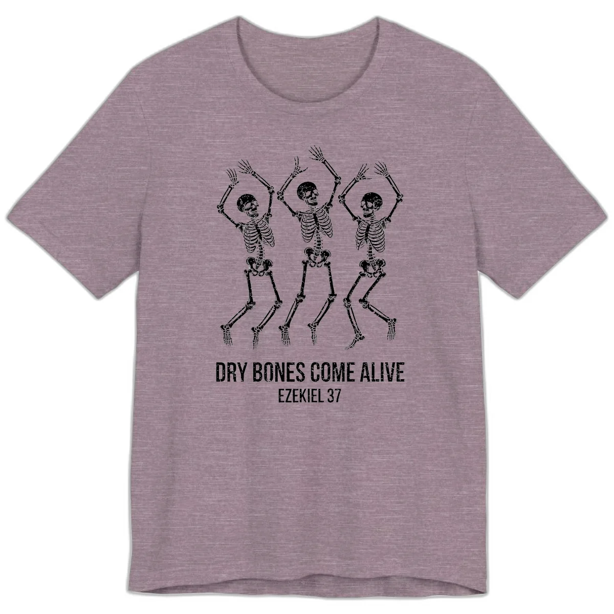 Dancing Dry Bones Come Alive Premium T-Shirt in Heather Purple