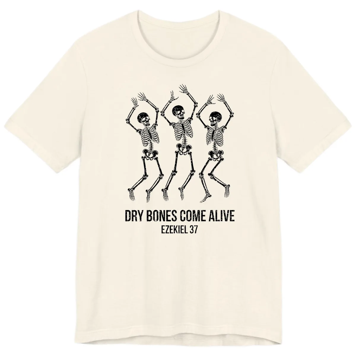 Dancing Dry Bones Come Alive Premium T-Shirt in Natural