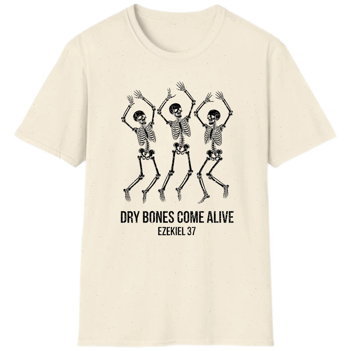 Dancing Dry Bones Come Alive T-Shirt in Natural