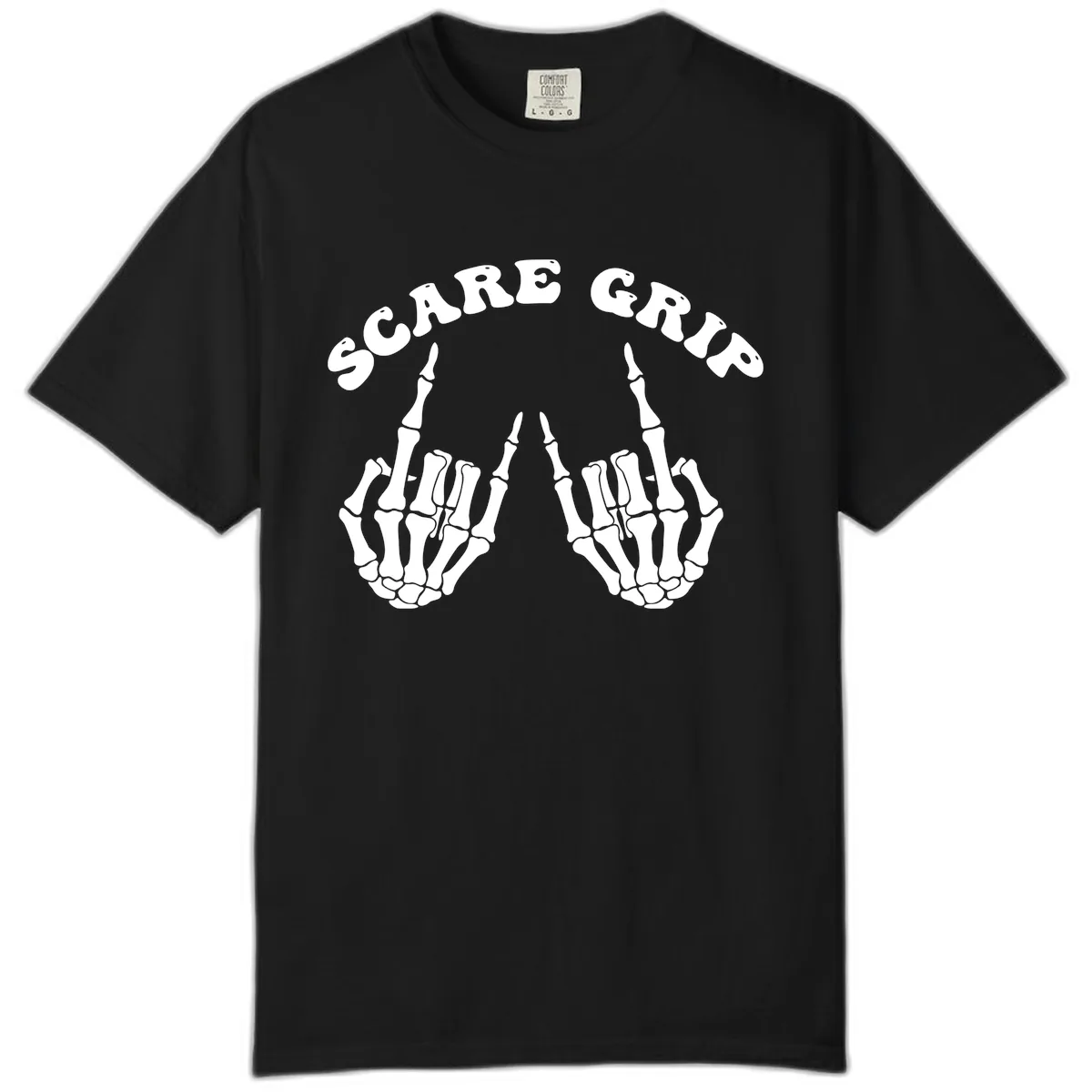 Scare Grip Skeleton Hands Gesture Comfort Color in Black