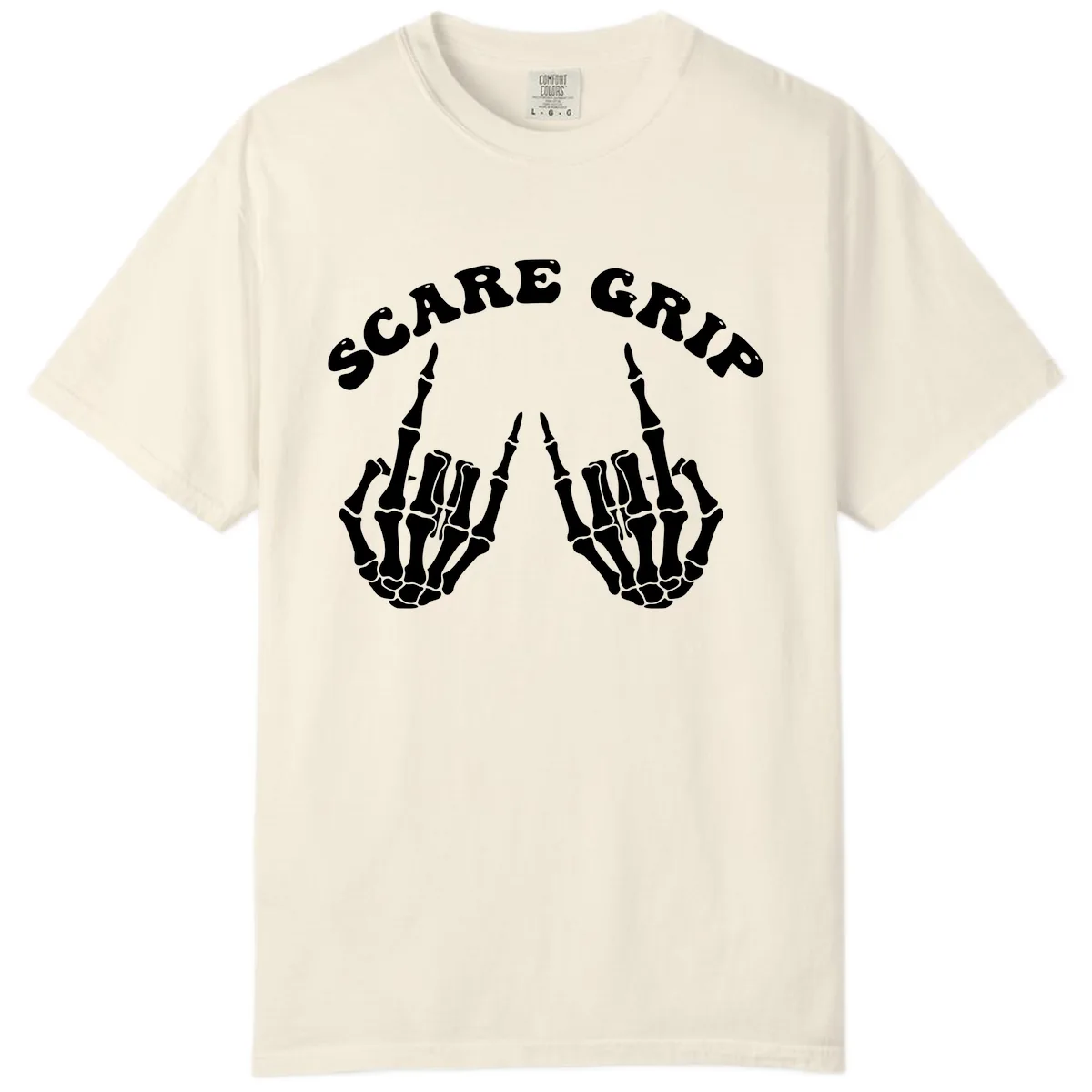 Scare Grip Skeleton Hands Gesture Comfort Color in Ivory