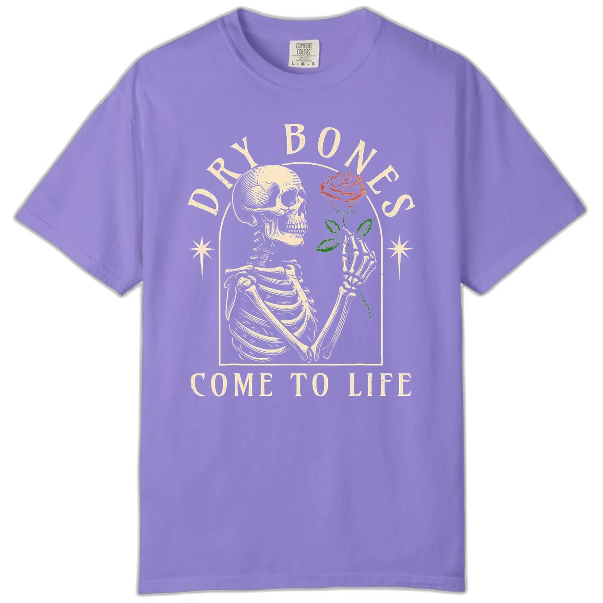 Dry Bones Come To Life Comfort Color in Violet