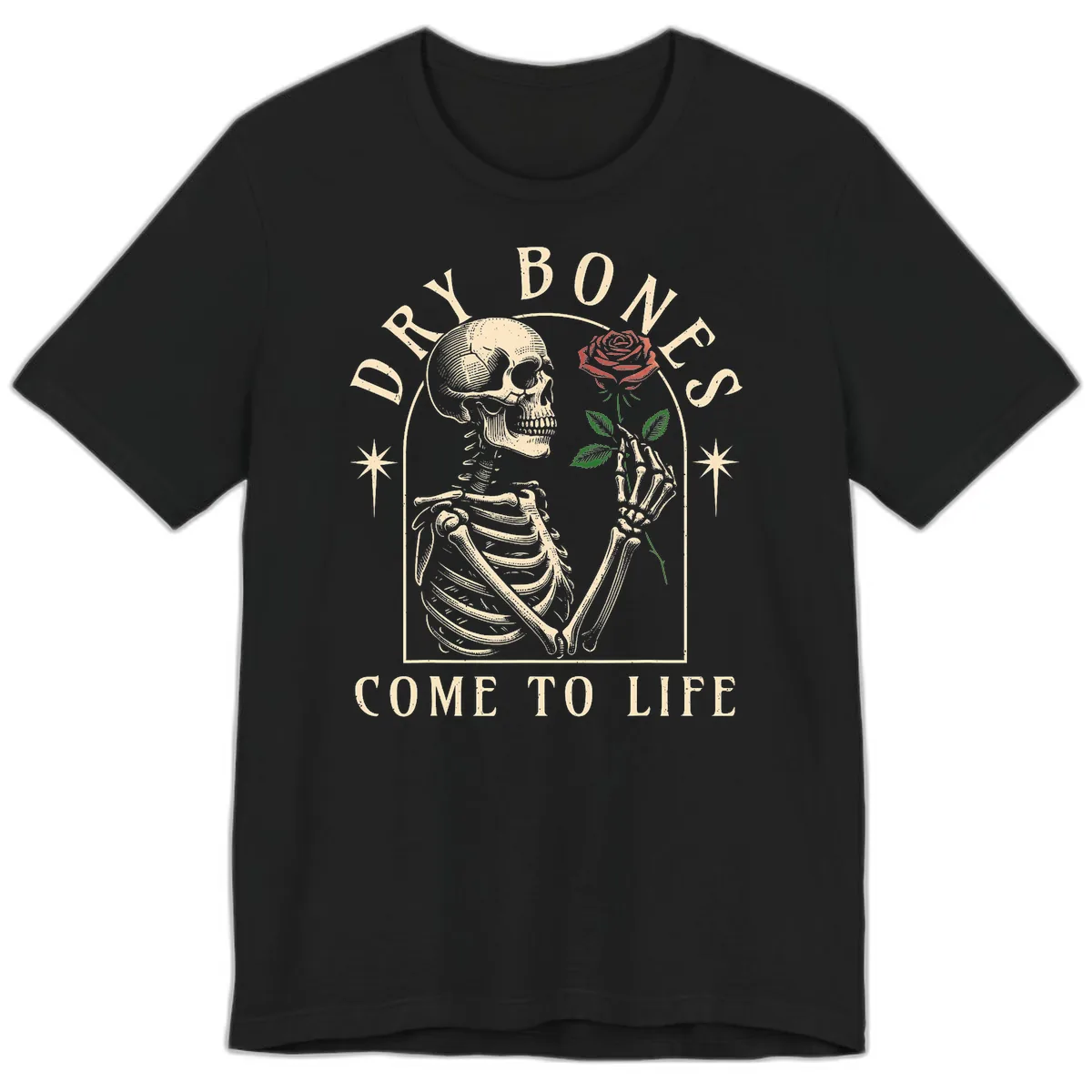 Dry Bones Come To Life Premium T-Shirt in Black