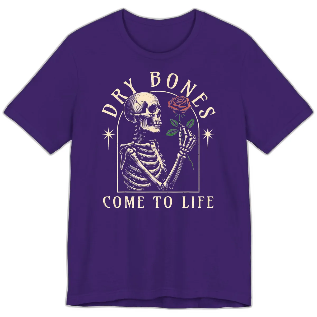 Dry Bones Come To Life Premium T-Shirt in Team Purple