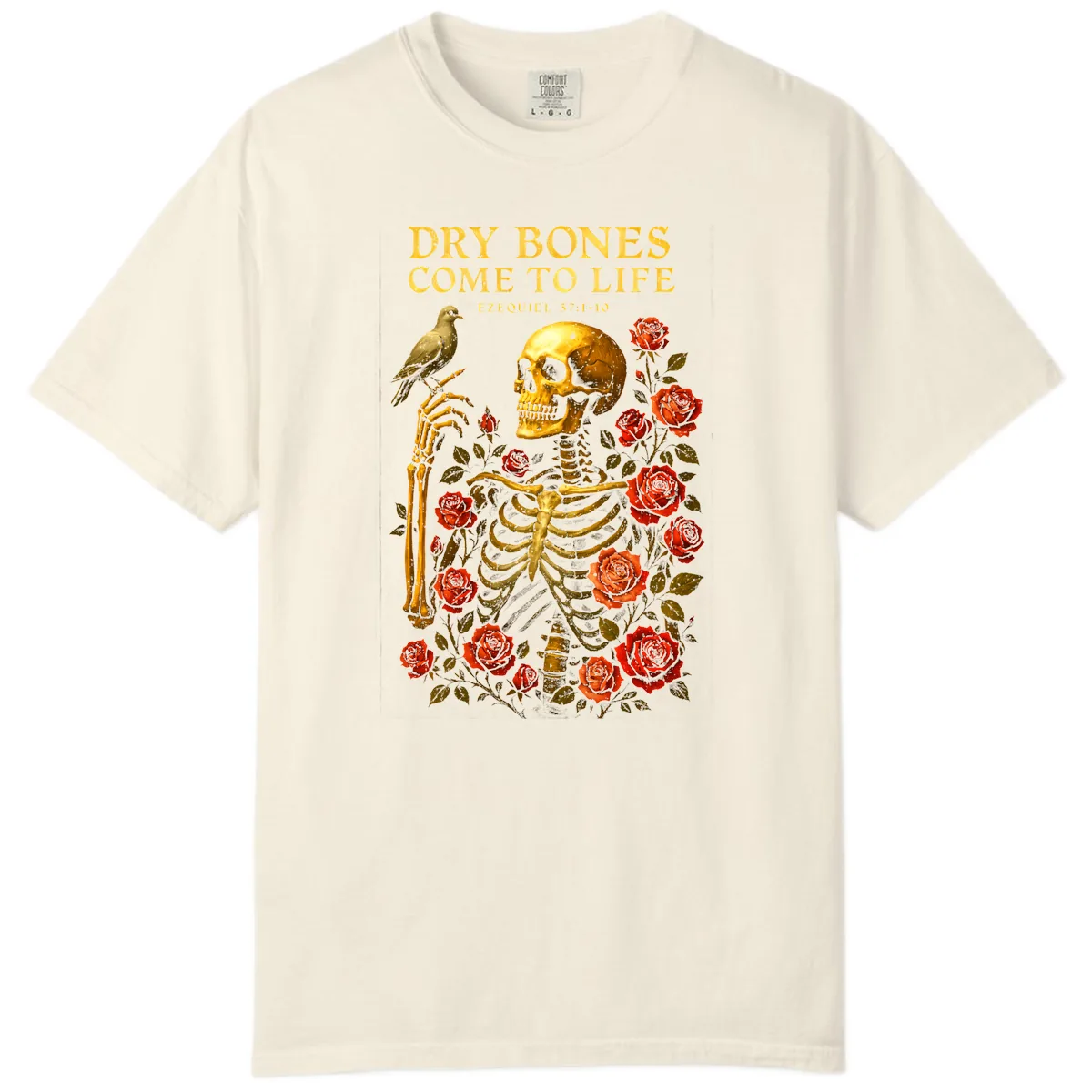 Dry Bones Come To Life Ezekiel Comfort Color in Ivory