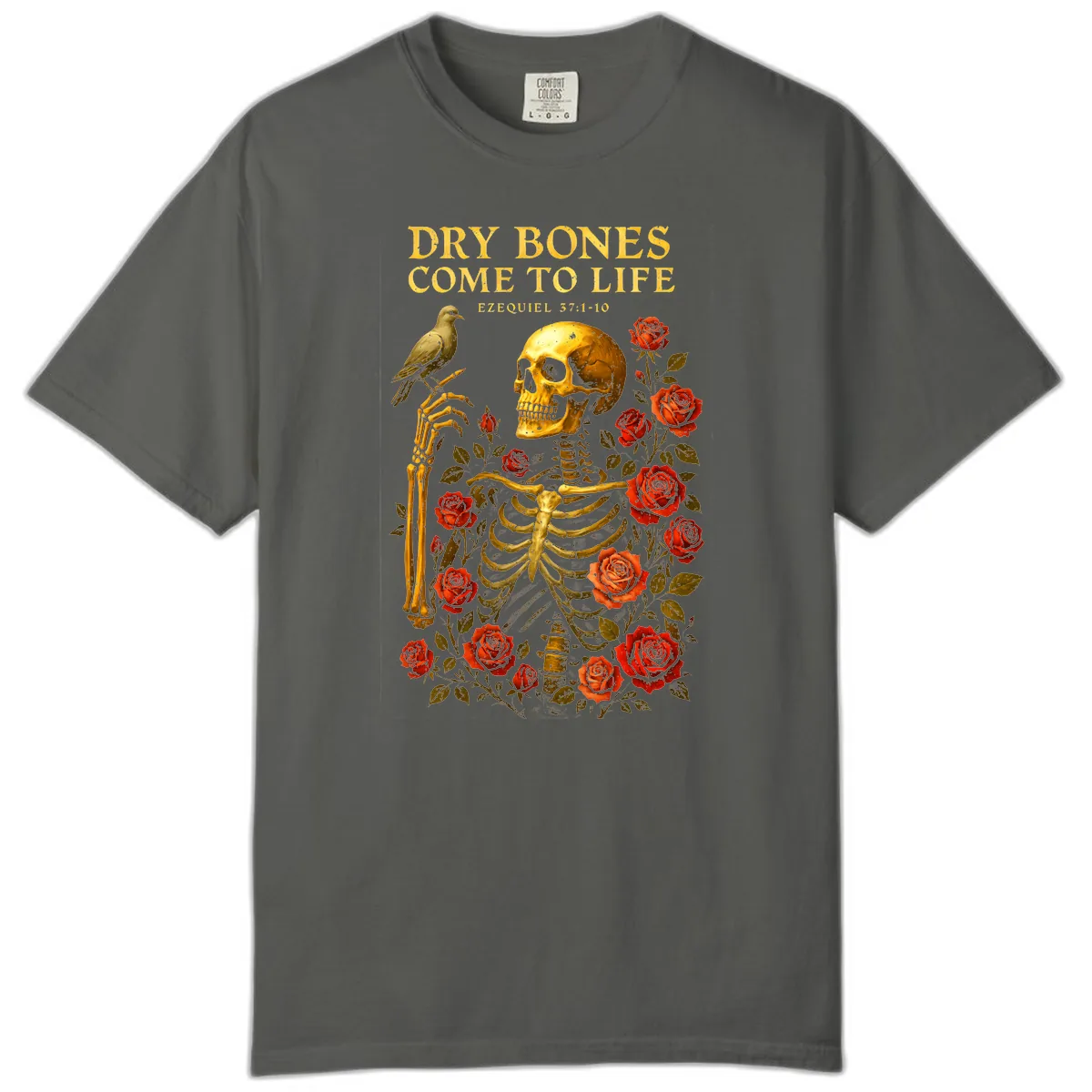 Dry Bones Come To Life Ezekiel Comfort Color in Pepper